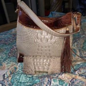 Brahmin bag and matching wallet